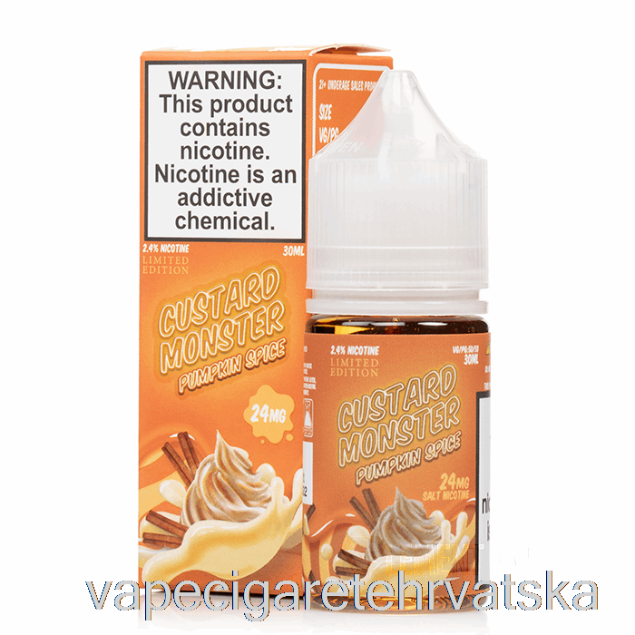 Vape Hrvatska Pumpkin Spice - Custard Monster Salts - 30ml 24mg